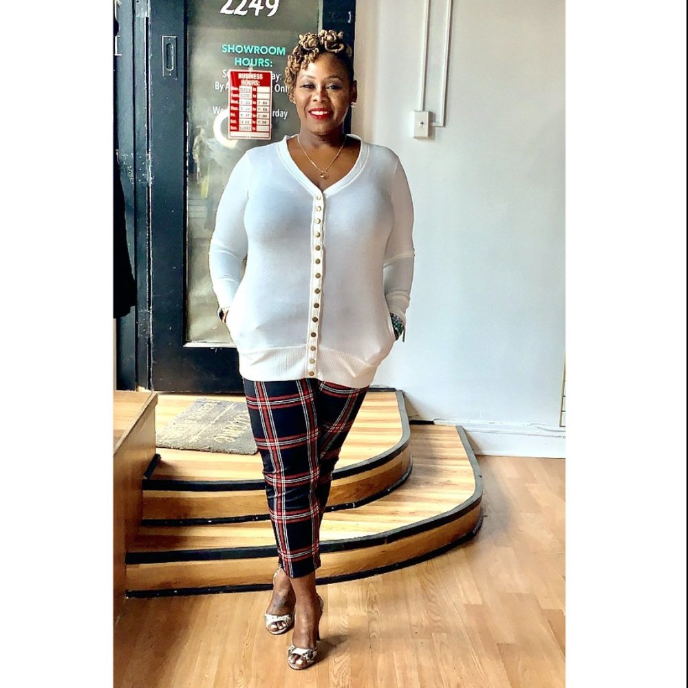Plaid Crop Pant